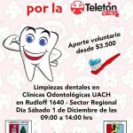 ¡Limpia tus dientes en Odontología UACh y apoya a la Teletón 2018!