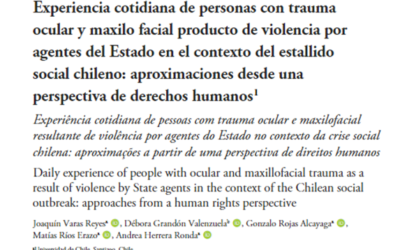 Académica Luna Grandón participó en investigación sobre violencia policial, trauma ocular y derechos humanos