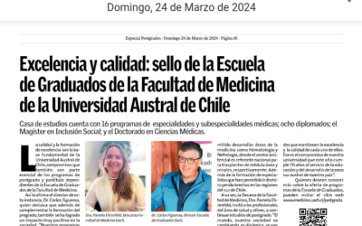 Excelencia y calidad: sello de la Escuela de Graduados de la Facultad de Medicina de la Universidad Austral de Chile